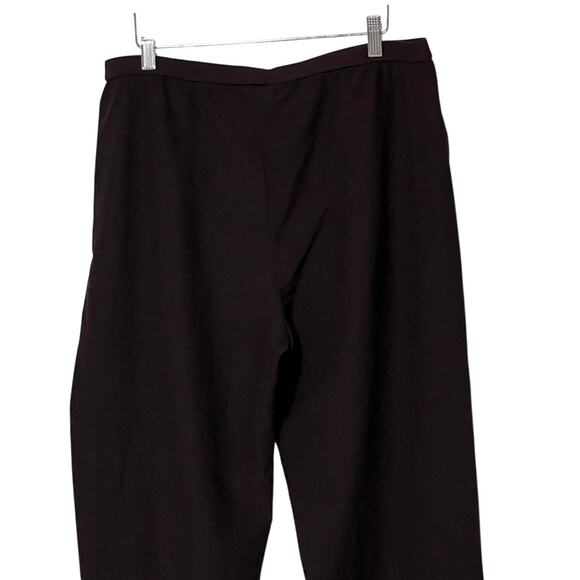 EILEEN FISHER WOMENS SIZE LARGE DRESS TAPERED ANKLE PANT PURPLE MINIMAL NEW - Picture 8 of 14